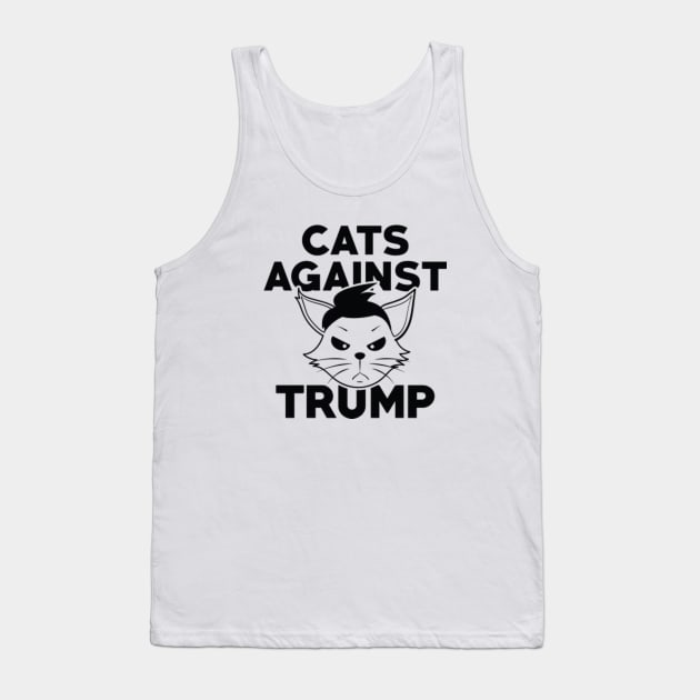 Cats Against Trump Tank Top by VectorPlanet